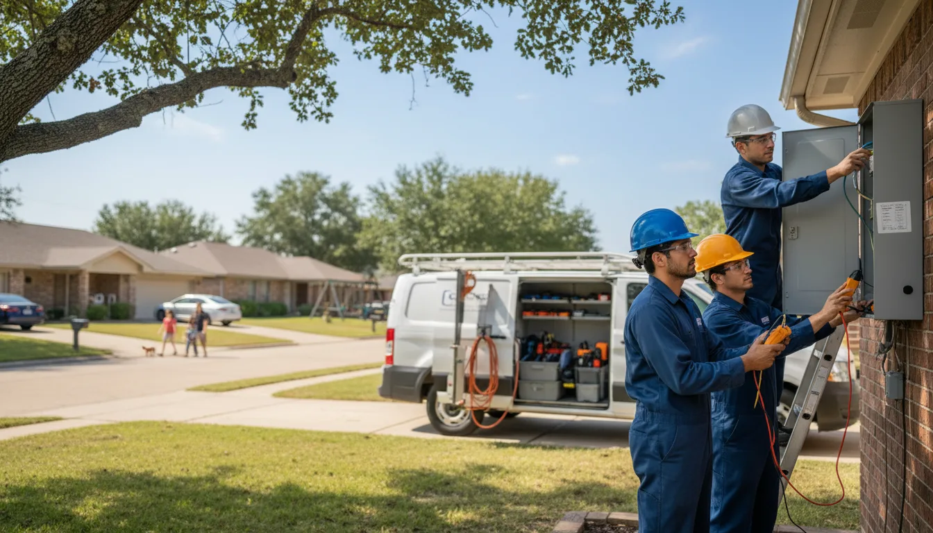Certified electrician providing emergency electrical services in Rice, VA